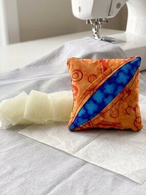 Bundle of Sewing Notions White Tailors Chalk Handmade Pin Cushion